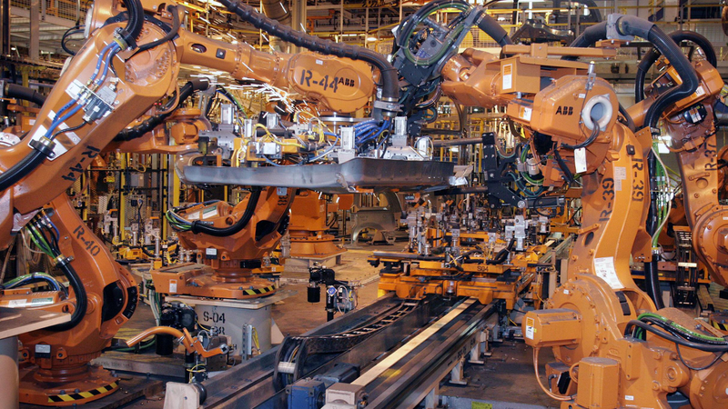 Illustration for article titled 18 Gorgeous Images of Job-Stealing Factory Robots